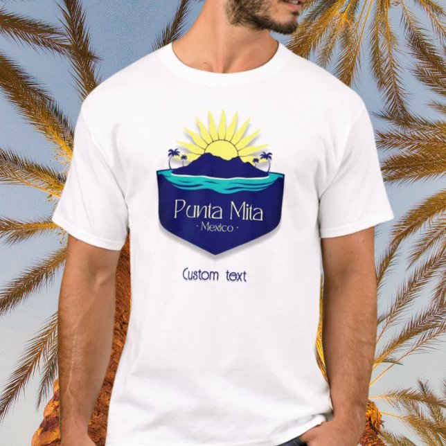 T-shirt Vêtements de vacances à Punta Mita Mexico (Créateur téléchargé)
