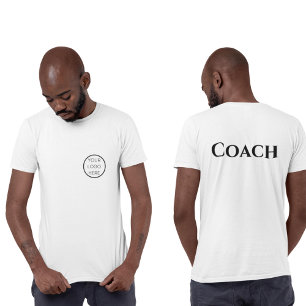 T-shirt Vêtements d'entraîneurs personnalisés Votre logo p