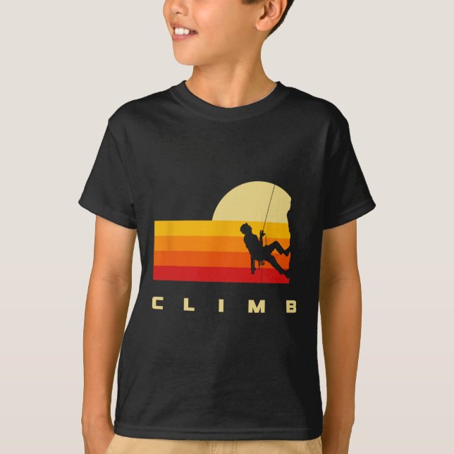 T-shirt Vêtements d'escalade de rocher - Escalade de roche (Devant)