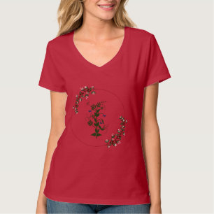 T-shirt Vêtements d'été pour femmes Plante mignonne