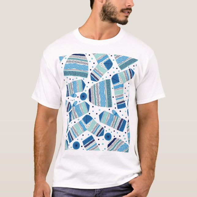 T-shirt Vêtements d'hiver confits : Motif confortable sans (Devant)