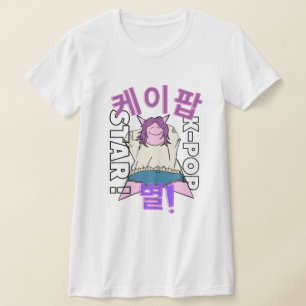 T-shirt Vêtements d'idole K-Pop LUMINA 