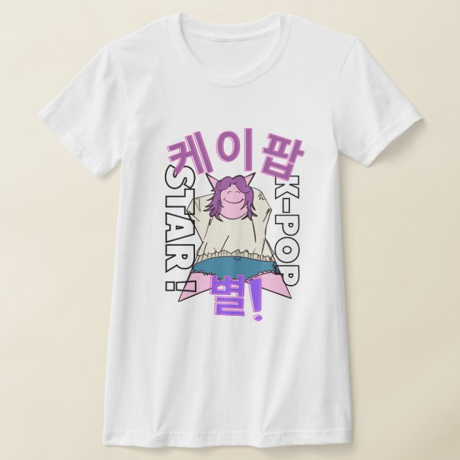 T-shirt Vêtements d'idole K-Pop LUMINA  (Poser)