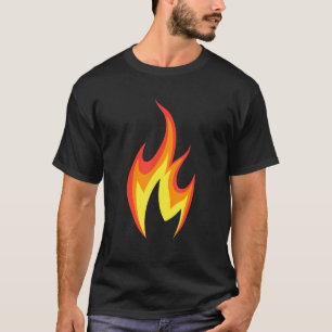 T-shirt Vêtements D'Incendie Et Vêtements Lits Apparence D
