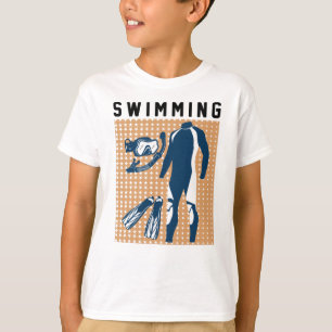 T-shirt Vêtements et lunettes de natation
