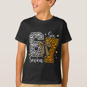 T-shirt Vêtements fille imprimé animal six sept enfants 67