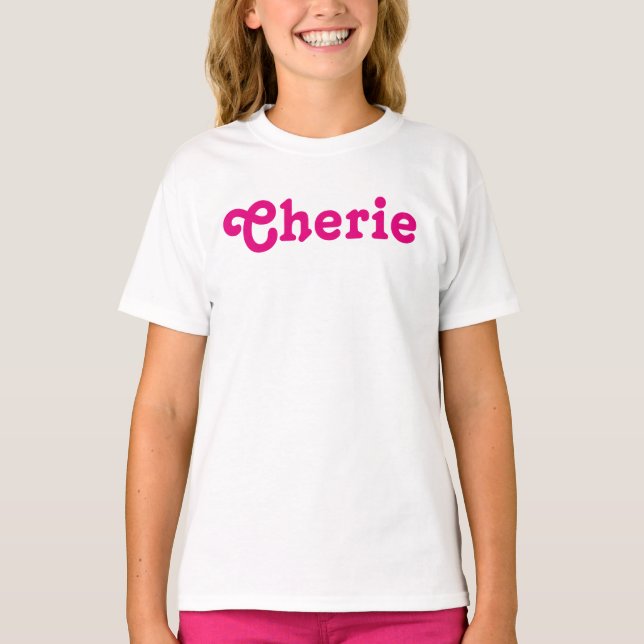T-shirt Vêtements Filles Chérie (Devant)