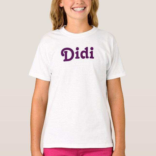 T-shirt Vêtements filles Didi (Devant)
