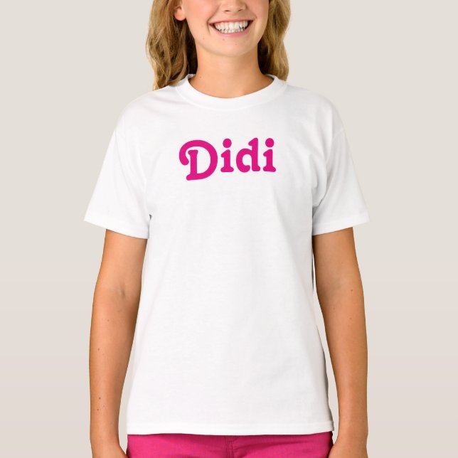 T-shirt Vêtements filles Didi (Devant)