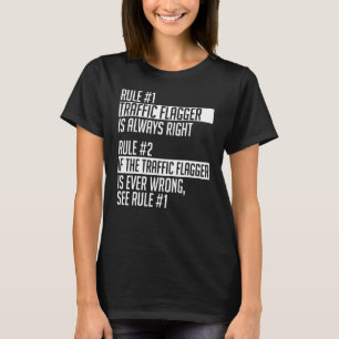 T-shirt Vêtements Flagger de la circulation Design unique