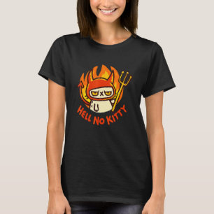 T-shirt Vêtements gothiques En Enfer Non Kitty Alt Grunge