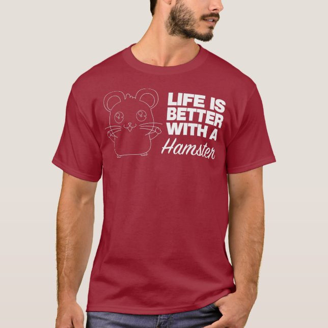 T-shirt Vêtements Hamster - Meilleur design Hamsters (Devant)