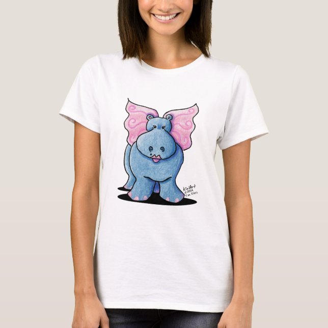 T-shirt Vêtements hippo ailés (Devant)