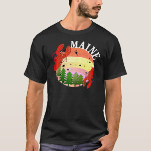 T-shirt Vêtements homard rétro vintage extérieur nature Ma