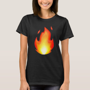 T-shirt Vêtements Hot Fire Allumés Présentent La Chaleur D