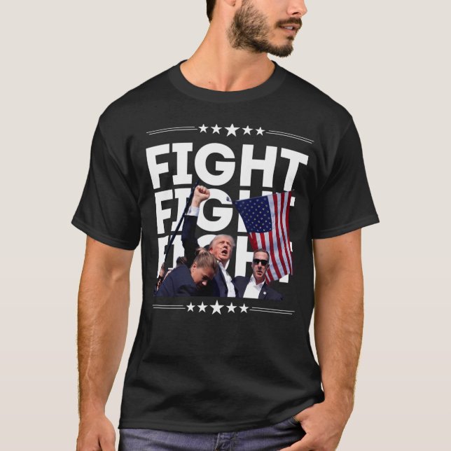 T-shirt Vêtements Maga noirs (Devant)