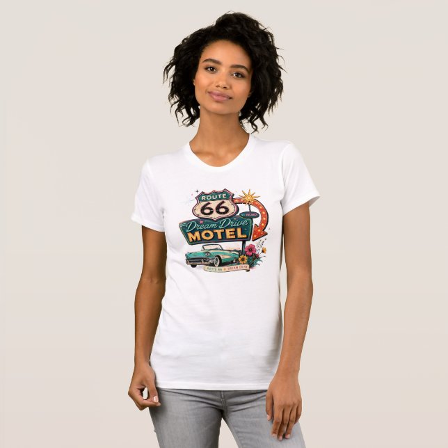 T-shirt Vêtements Nostalgiques Neon Drive (Devant entier)