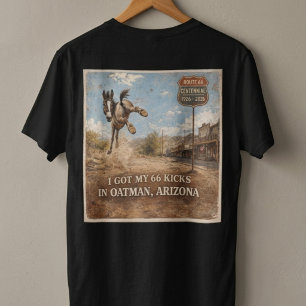 T-shirt Vêtements occidentaux Route 66 Oatman Arizona