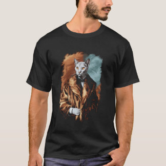 T-shirt Vêtements pour amateur de chat Chat drôle portant