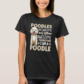T-shirt Vêtements pour chien caniche pour propriétaire de
