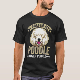 T-shirt Vêtements pour chien caniche pour propriétaire de