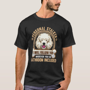 T-shirt Vêtements pour chien caniche pour propriétaire de