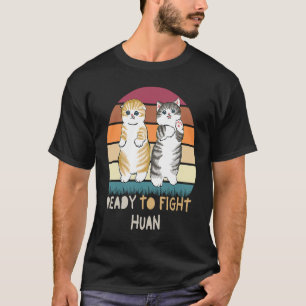 T-shirt Vêtements pour chien et chat Prêt à se battre Huan