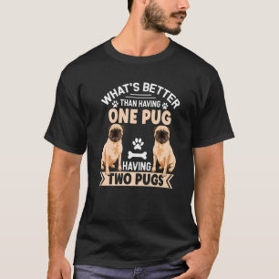 T-shirt Vêtements pour chien pug pour propriétaire de pug