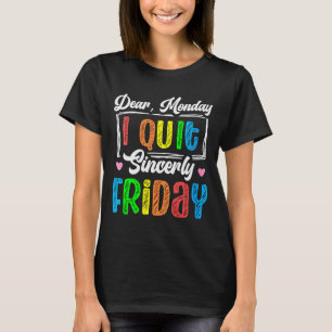 T-shirt Vêtements pour femmes Joyeux vendredi Ven Yay Ense