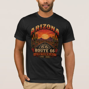 T-shirt Vêtements pour le centenaire de l'Arizona Route 66