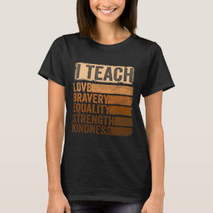 T-shirt Vêtements pour le Mois de l'Histoire des Noirs J'e