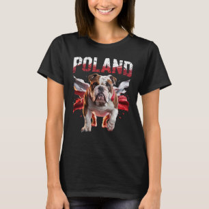 T-shirt Vêtements pour les amateurs de Bulldogs de Pologne