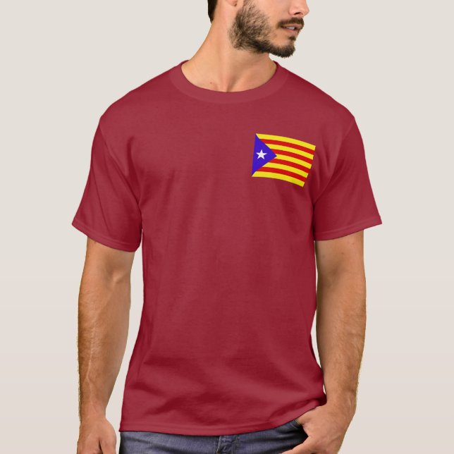 T-shirt Vêtements pour l'indépendance catalane (Devant)