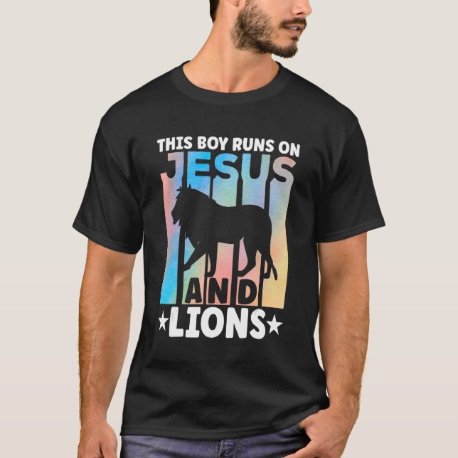 T-shirt Vêtements pour Lion Lovers Vêtements pour Garçons (Devant)