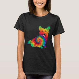 T-shirt Vêtements pour propriétaire de Corgi Art psychédél