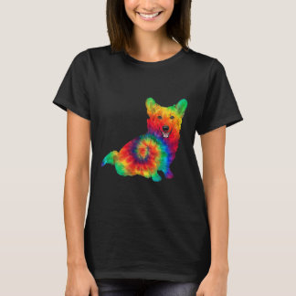 T-shirt Vêtements pour propriétaire de Corgi Art psychédél