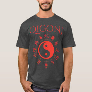 T-shirt vêtements Qi Gong pour les exercices Tai Chi avec 