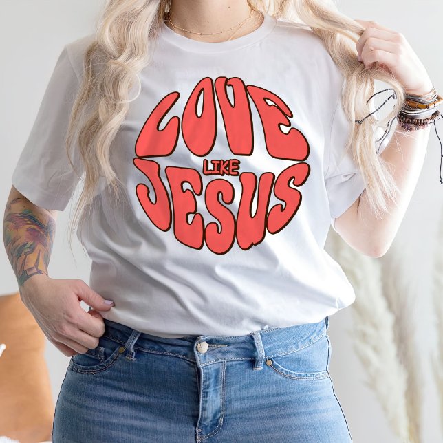 T-shirt Vêtements Religieux, Amour Comme Jésus T-Chemise (Créateur téléchargé)