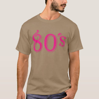 T-shirt Vêtements Rétro 80 I Love les 80