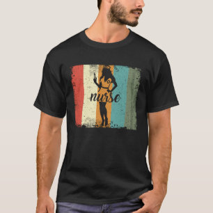 T-shirt Vêtements Rétro Vintage Étudiant en Soins Infirmie