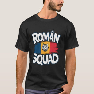 T-shirt Vêtements Român Squad pour produits roumains Roman