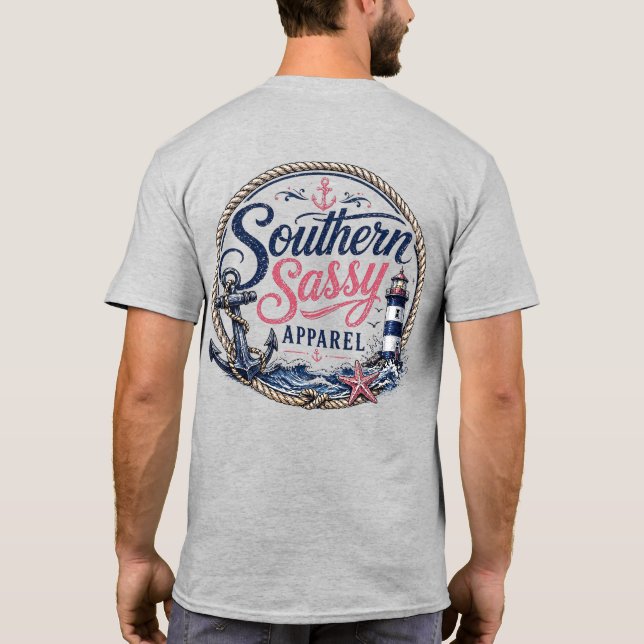 T-shirt Vêtements Sassy du Sud (Dos)