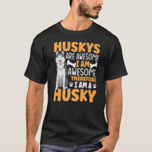 T-shirt Vêtements Sibériens Husky Chig Pour Propriétaire H