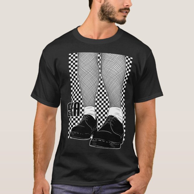 T-shirt Vêtements Ska Reggae Two Tone  2 Tons (Devant)