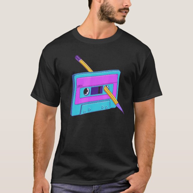 T-shirt Vêtements Vaporwave esthétiques Synthwave Rétrowav (Devant)