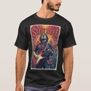 T-shirt Vêtements Vintage Graphique Concert Ragout Boeuf