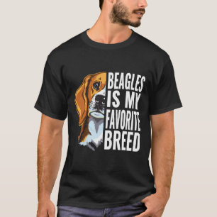 T-shirt Vêtements vintages Les races de chiens adoptées es