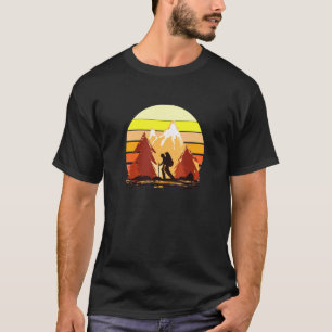 T-shirt Vêtements vintages Retro Randonnée Pour Randonneur
