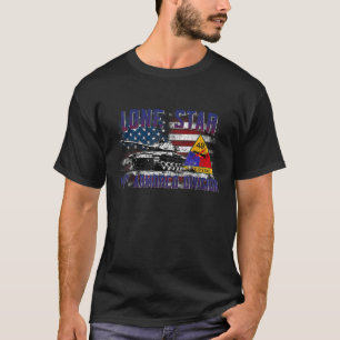 T-shirt Vétéran 49e Division Blindée Lone Star Vintage Gi