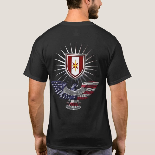 T-shirt Vétéran de la 44e brigade Médicale "Dragon Medics" (Dos)